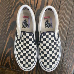 COMFYCUSH CHECKERBOARD SLIP-ON VANS